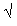 [square root]